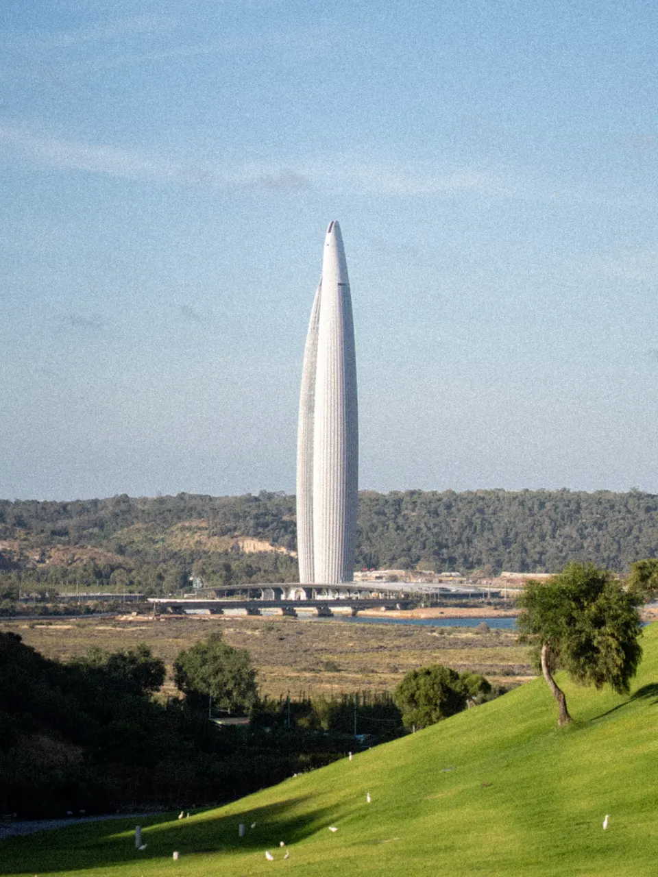 Mohammed 6 tower landscape