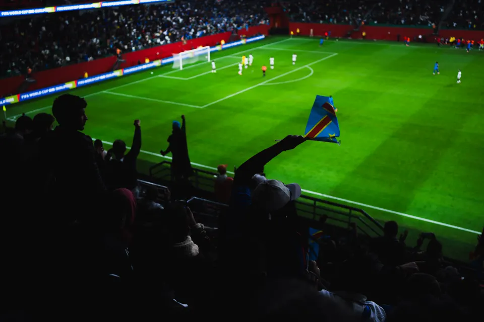 Nigeria vs Congo shoot from the stands